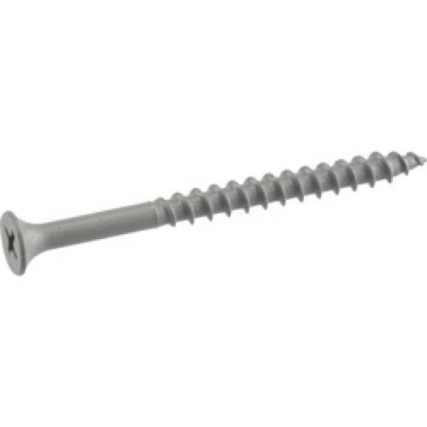 Fas-n-Tite 42605 Screw, #10 Thread, 2-1/2 in L, Coarse Thread, Bugle Head,