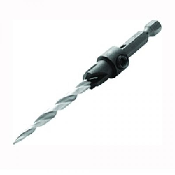 IRWIN 1882630 Drill Bit, 7/64 in Dia, 3-3/8 in OAL, Countersink, 4-Flute,