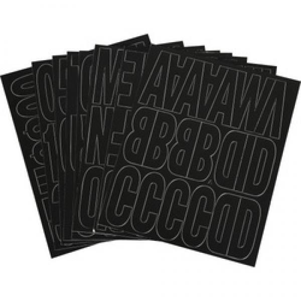 HILLMAN 847004 Letters and Numbers, 2 in H Character, 3/4 in W Character,