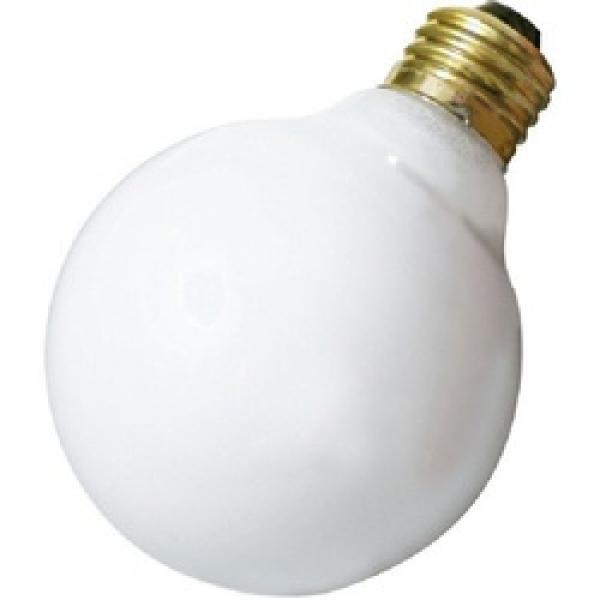 Satco S3441 Incandescent Bulb, 40 W, G25 Lamp, Medium E26 Lamp Base, 320