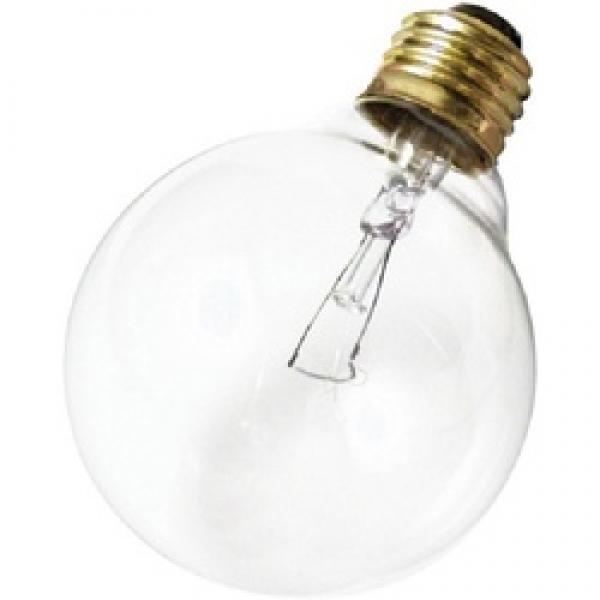 Satco S3448 Incandescent Bulb, 40 W, G25 Lamp, Medium E26 Lamp Base, 360