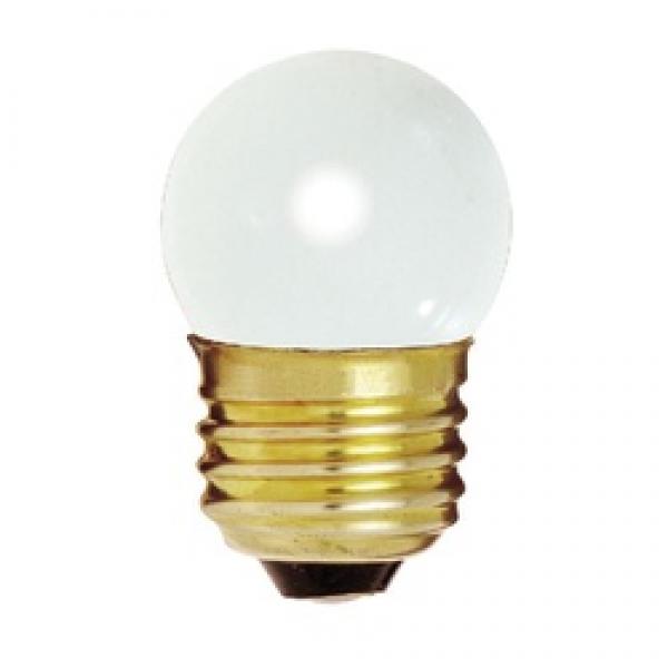 Satco S3795 Incandescent Bulb, 7.5 W, S11 Lamp, Medium E26 Lamp Base, 20