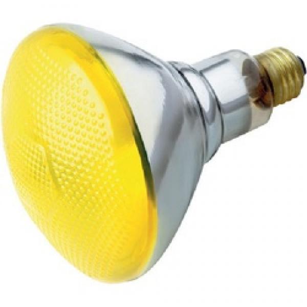 Satco S4426 Incandescent Bulb, 100 W, BR38 Lamp, Medium E26 Lamp Base, 2700