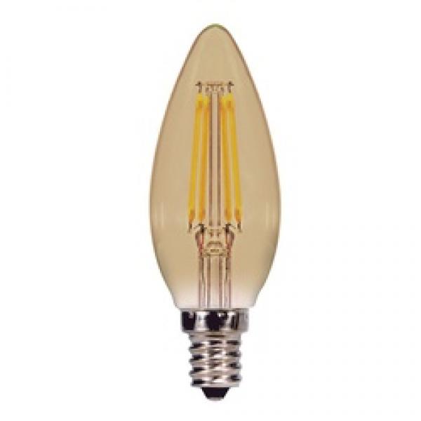 Nuvo Lighting S9986 LED Bulb, Flood/Spotlight, C11 Lamp, 40 W Equivalent,