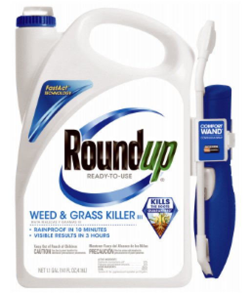1.1 Gallon Round Up Weed Killer-Comfort Wand