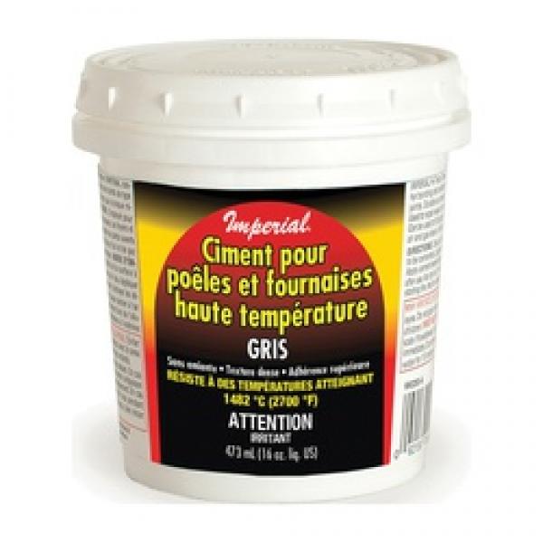 Imperial KK0283-A Stove and Furnace Cement, 16 oz Tub