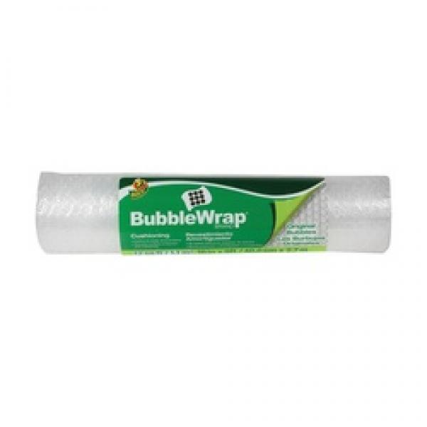 Duck BW-1M Bubble Wrap, 9 ft L, 16 in W, Nylon, Clear