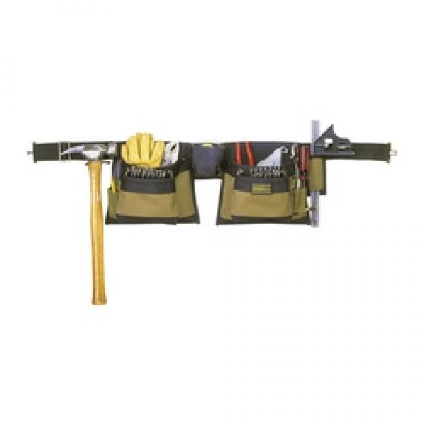 CLC Tool Works Series 1429 Tool Apron, 29 to 46 in Waist, Polyester, Brown,