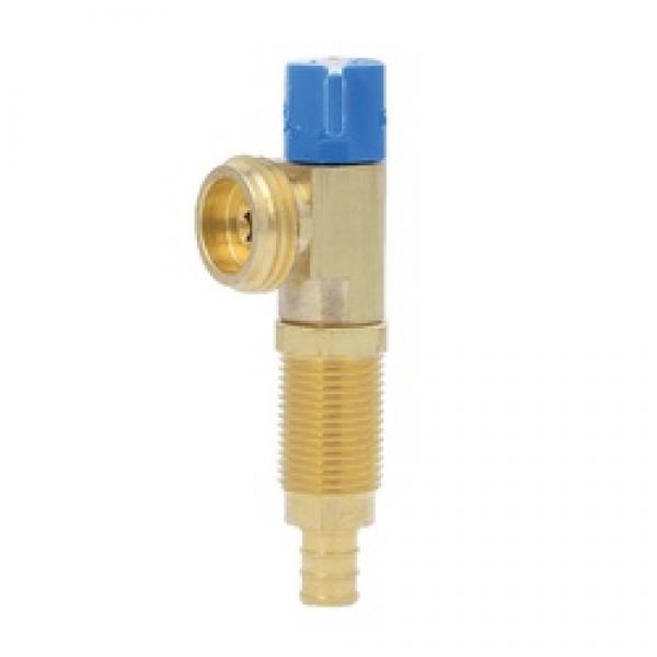 SharkBite 24813A Washing Machine Valve, Cold, Brass, Blue, For: 3/4 in MNPT