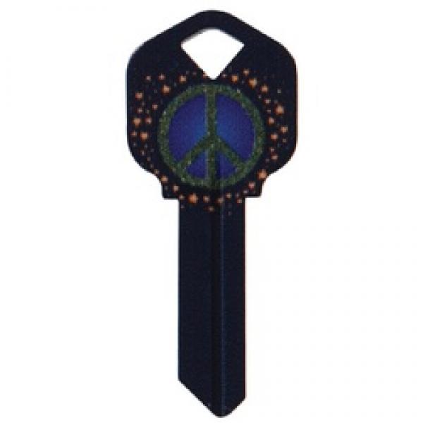 HILLMAN WacKey 87195 Key Blank, Brass, Nickel-Plated, For: Kwikset/66 KW1