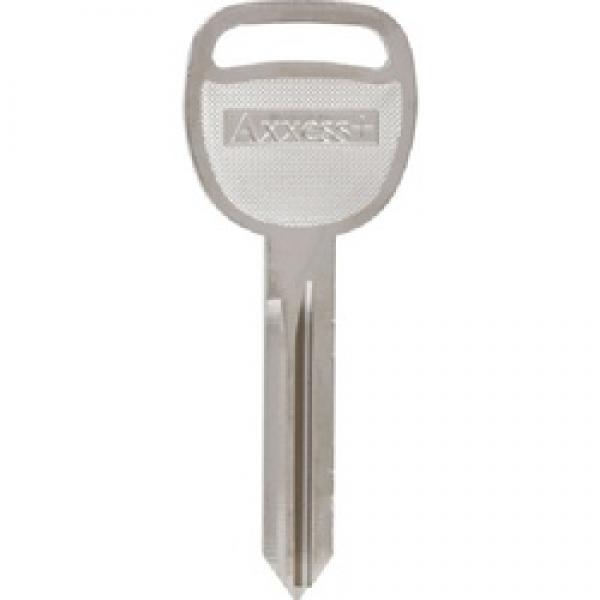 Axxess 87363 Key, Brass, Nickel-Plated, For: General Motors