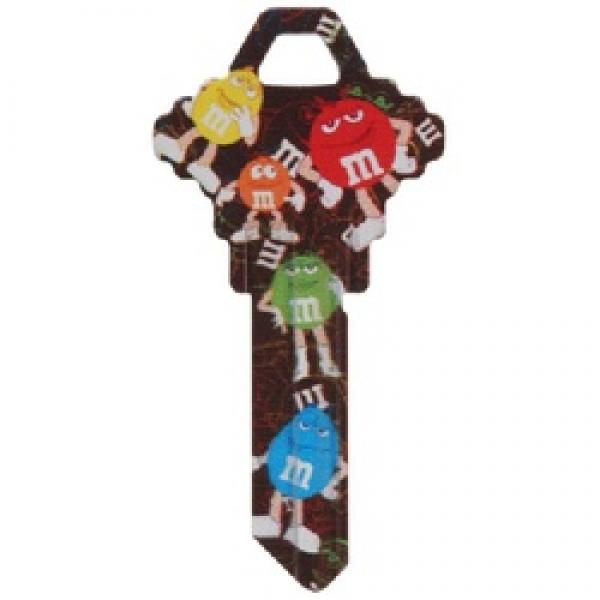 HILLMAN 87533 Key, Brass, Nickel-Plated, For: Schlage/68 SC1 Locks