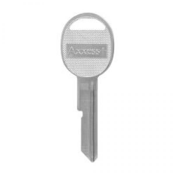 HILLMAN 88006 Key Blank, Brass, Nickel-Plated, For: General Motors Vehicles