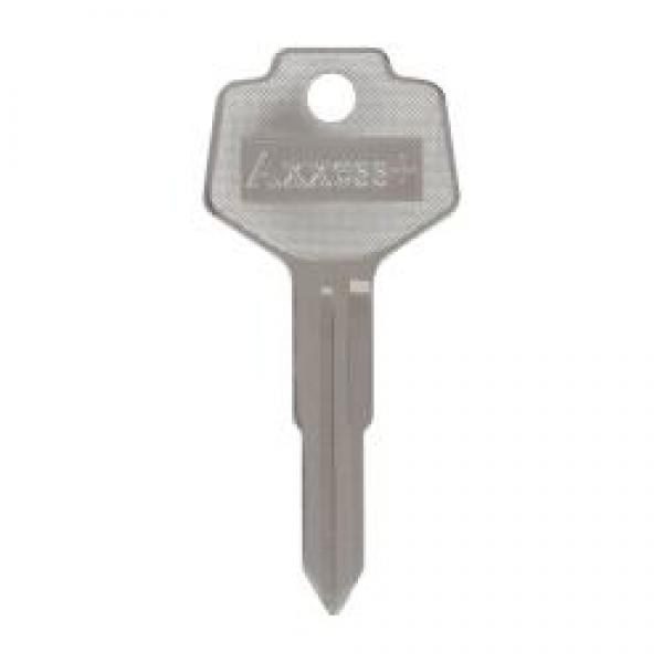 HILLMAN 88028 Key Blank, Brass, Nickel-Plated, For: Nissan, Subaru, Import