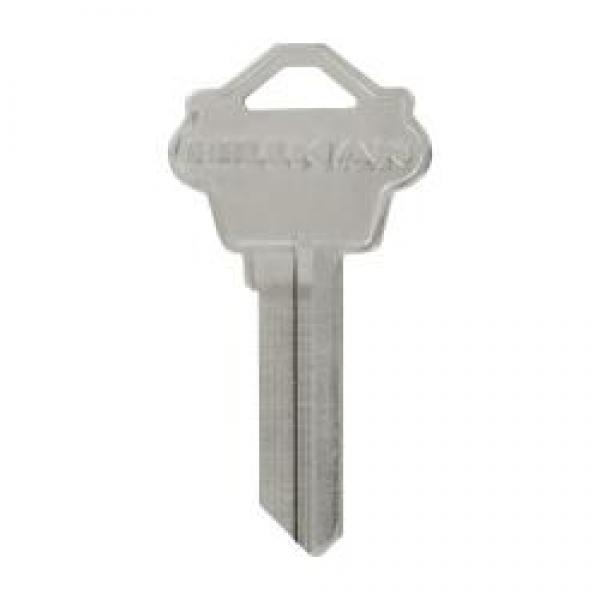 HILLMAN 88056 Key Blank, Brass, Nickel-Plated, For: Westlock Locks