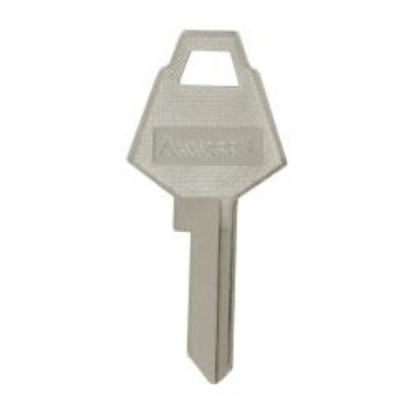 HILLMAN 88529 Key Blank, Brass, Nickel-Plated, For: Excel Locks