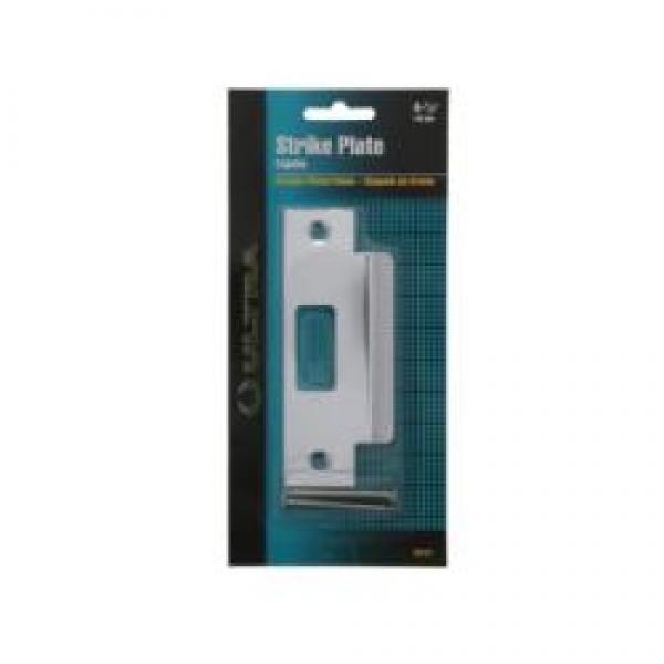 World and Main 58152 Deadbolt Strike Plate, Steel, Brass