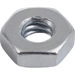 HILLMAN 6206 Hex Machine Screw Nut, Steel, Zinc-Plated