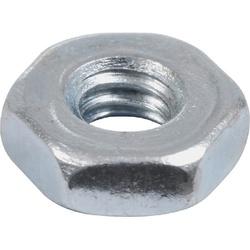 HILLMAN 6209 Hex Machine Screw Nut, Steel, Zinc-Plated