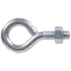 Hardware Essentials 320720 Eye Bolt with Nut, 5/16-18 Thread, Coarse Thread,