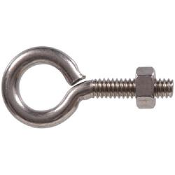 Hardware Essentials 320756 Eye Bolt with Nut, 5/8-11 Thread, Coarse Thread,