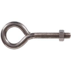 Hardware Essentials 320764 Eye Bolt with Nut, 5/16-18 Thread, Steel,