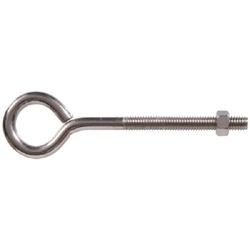 Hardware Essentials 320770 Eye Bolt with Nut, 3/8-16 Thread, Steel,