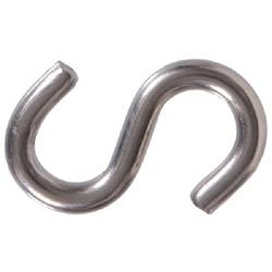 Hardware Essentials 322148 S-Hook, 145 lb Working Load, 0.307 in Dia Wire,