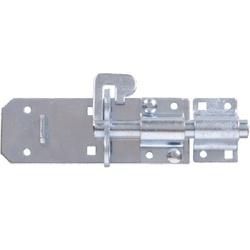 HILLMAN 851014 Padlock Bolt Latch, 6 in L, Steel, Zinc-Plated