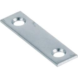 Hardware Essentials 851495 Mending Plate, 2 in L, 1/2 in W, Steel, Zinc