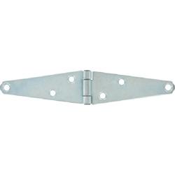 Hardware Essentials 851670 Strap Hinge, Steel, Zinc-Plated, Surface Mounting