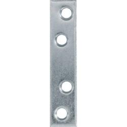 Hardware Essentials 851677 Mending Plate, 3 in L, 5/8 in W, Zinc