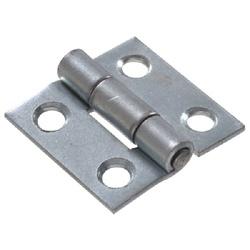 Hardware Essentials 851721 Door Hinge, Zinc-Plated, Fixed Pin, Screw