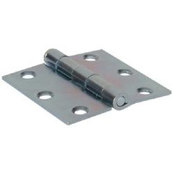 Hardware Essentials 851741 General-Purpose Hinge, Zinc-Plated, Fixed Pin
