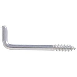 Hardware Essentials 851860 Screw Hook, 3-1/16 in L, Zinc-Plated
