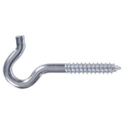 Hardware Essentials 851881 Screw Hook, 4-1/2 in L, Zinc-Plated