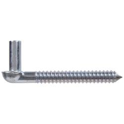 Hardware Essentials 851911 Gate Screw Hook, 3/4 in Opening, 6 in L, Steel,