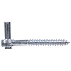 Hardware Essentials 851912 Gate Screw Hook, 1/2 in Opening, 4 in L, Steel,