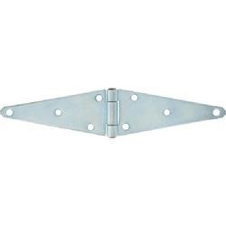 Hardware Essentials 851942 Strap Hinge, Steel, Zinc-Plated, Surface Mounting