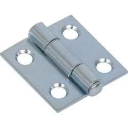 Hardware Essentials 851953 Door Hinge, Zinc-Plated, Removable Pin, Screw