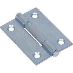 Hardware Essentials 851955 Door Hinge, Zinc-Plated, Removable Pin, Screw