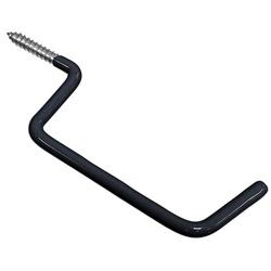 Hardware Essentials 851978 Ladder Hook, 20 lb, Steel, Black, Vinyl-Coated