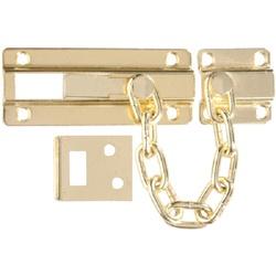 Hardware Essentials 852042 Deadbolt Chain Guard, Brass