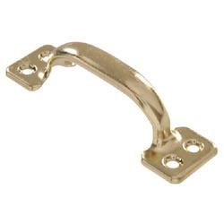 HILLMAN 852088 Sash Lift, 4 in L Handle, Brass