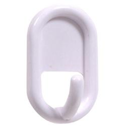 Hardware Essentials 852097 Hanging Hook, Plastic, White