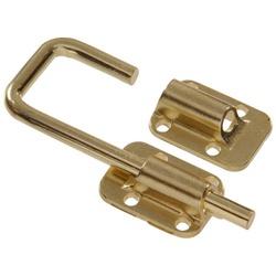Hardware Essentials 852217 Sliding Door Latch, Brass