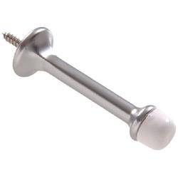Hardware Essentials 852339 Standard Rigid Door Stop, Satin Chrome