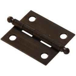 Hardware Essentials 852399 Ball Tipped Hinge, Antique Brass