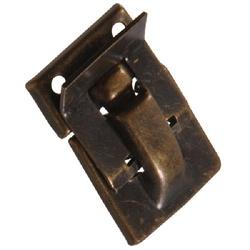 HILLMAN 852404 Mini Catch, Brass, Antique Brass