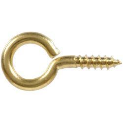 Hardware Essentials 852420 Screw Eye, 0.08 in Dia Wire, 13/16 in OAL, 10 lb